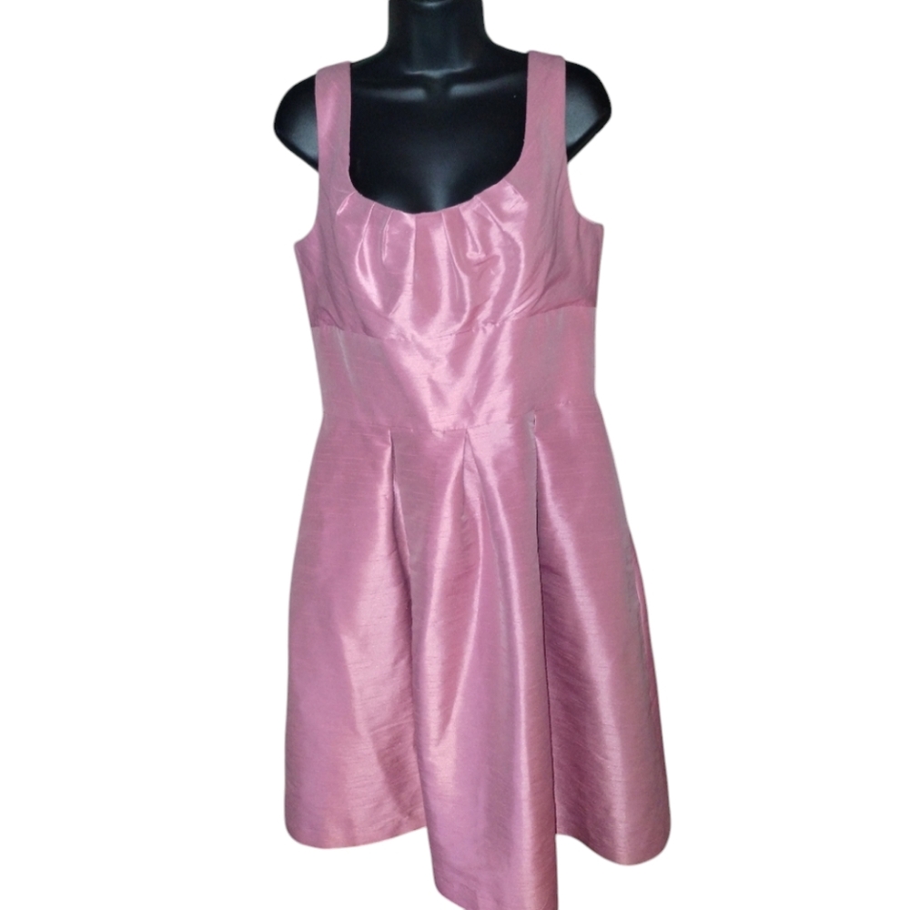 ALFRED SUNG Pink Midi Dress